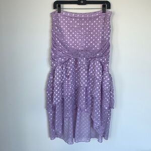 NWOT Marjorelle Asymmetrical Ruched Mermaid Skirt